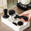 Storage Base Coffee Tamper Knocking Box Powder Distributor White 6