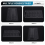 3.5 Inch Desktop Hard Disk Rack Transparent Acrylic 10 layer 7