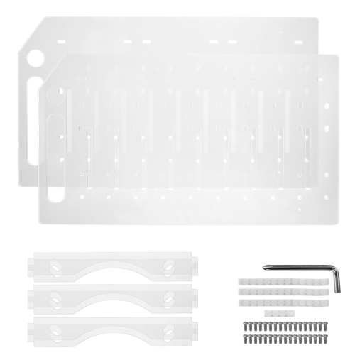 3.5 Inch Desktop Hard Disk Rack Transparent Acrylic 10 layer 2
