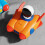 Rocket-Design Giocattolo auto a pressione arancione 10,5 x 9 x 12 cm 7