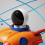 Rocket-Design Giocattolo auto a pressione arancione 10,5 x 9 x 12 cm 10