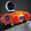 Rocket-Design Giocattolo auto a pressione arancione 10,5 x 9 x 12 cm 6