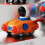 Rocket-Design Giocattolo auto a pressione arancione 10,5 x 9 x 12 cm 5