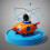 Rocket-Design Giocattolo auto a pressione arancione 10,5 x 9 x 12 cm 4