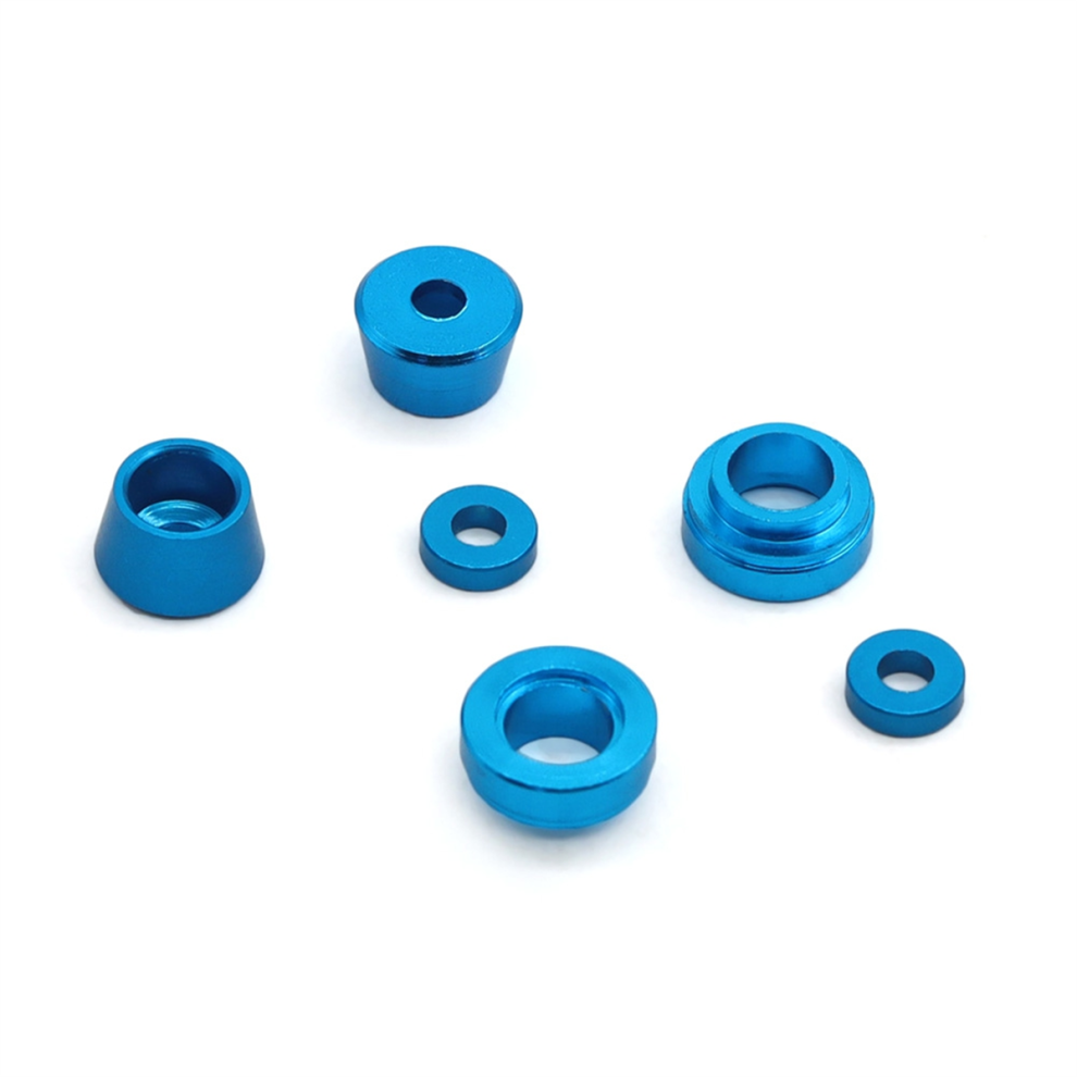 Rc Auto Upgrade Aluminium Voorste Stuur Coasters Kit Blauw-image