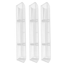 3 pezzi di contenitore rettangolare per olio in ABS, 27x6x3 cm, universale