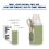 Bolsa aquecedora de mamadeiras com alimentação USB, bolsa térmica isolada, verde 5