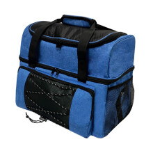 Two Ball Bowling Bag with Carry Option blue