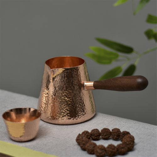 500ml Pure Copper Latte Pitcher Milk Jug 1
