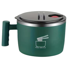 Ramenkom, lunchcontainer, 1000 ml grote Thaise soepkommen, groen
