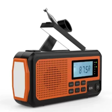 Noodradio 4000mAh Powerbank Zonne-energie Handcrank Radio's AM/FM/NOAA