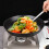 Cast Iron Skillet 12 Inch Even Heating Frying Pan with Comfortable Handle 12