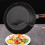Cast Iron Skillet 12 Inch Even Heating Frying Pan with Comfortable Handle 6