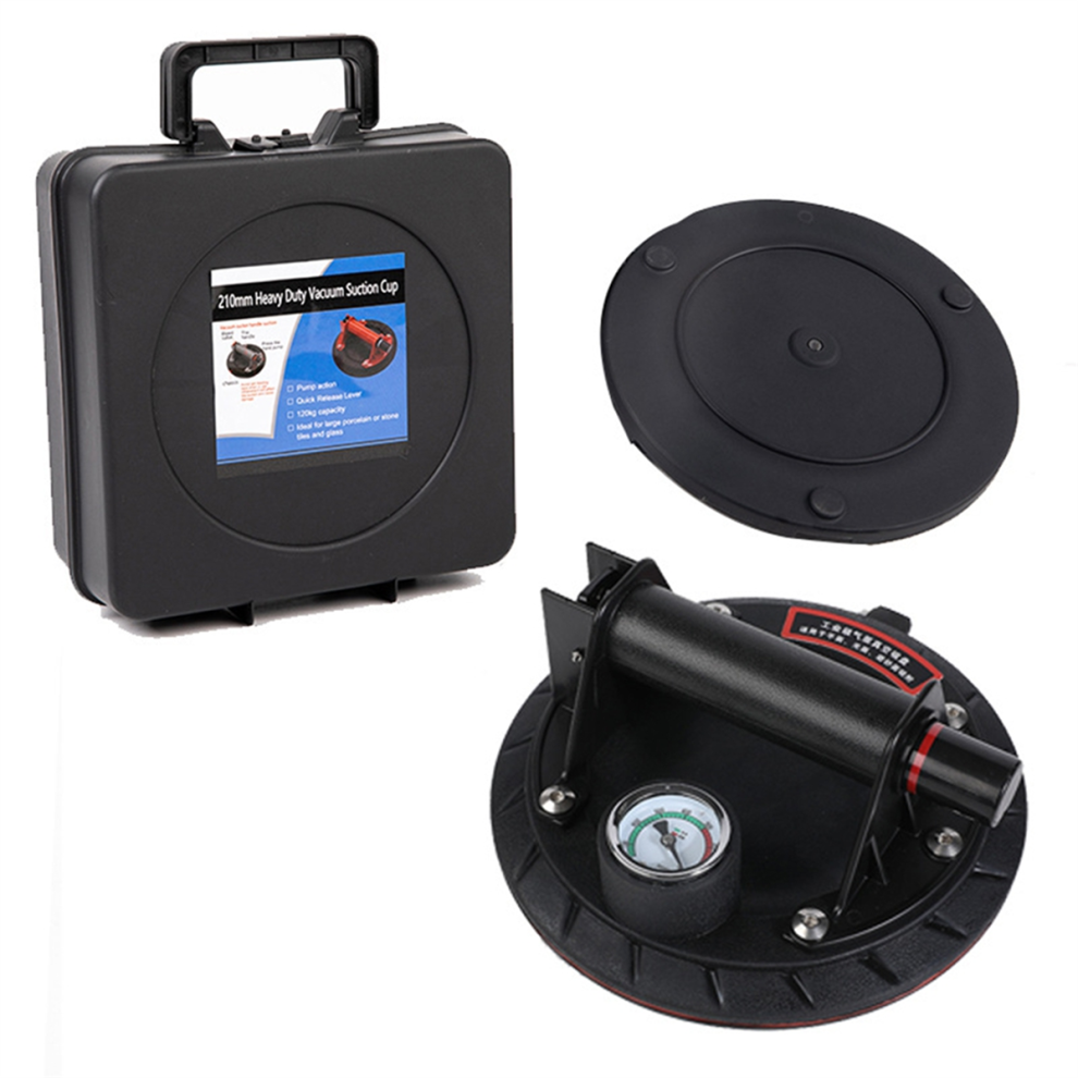 Manometro A Ventosa Per Pompa Ad Aria, Tipo Ventosa In Vetro-image