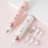 Electric Nail File Set Electric Manicure Tool for Thick Nails Pink 5