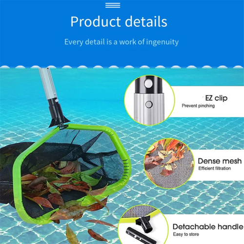 Upgraded Pool Skimmer Net,Professional Ultra Fine Mesh Pool Leaf Net 2