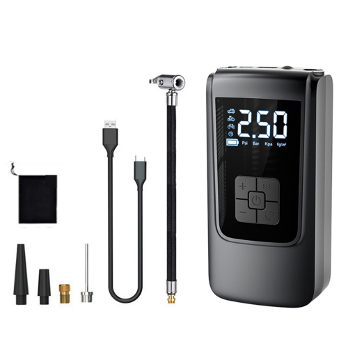 Pompă de umflat anvelope cu compresor de aer portabil, umflator wireless pentru anvelope