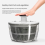 Salad Dehydrator Large Vegetable Dehydrator Manual Salad Spinner 5