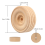 Wooden Wheels, 100 PCS, for DIY Wood Craft Projects 6
