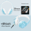Auriculares inalámbricos Bluetooth de color azul macarrón de nuevo estilo 4
