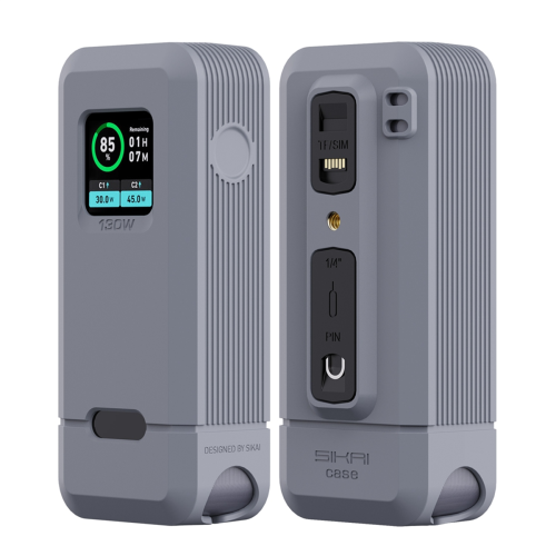 Silikonhülle für Prime 130W Power Bank,Grau,A
