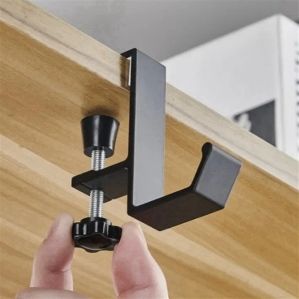 5 Pezzi Gancio Da Tavolo Con Bloccaggio A Strato Singolo Gancio Per Borsa Per Studenti Bianco