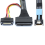 Gen5 MCIO Slimline SFF-8654 4I - SAS 8639 U.2 -sovitinkaapeli 0,5 m 2