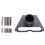 Pole Mount Adapter Mounting Kit Aluminum Alloy for Black 1