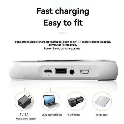 Φορητό Bluetooth CD Player με ηχείο BT, στερεοφωνικό player με οθόνη LED 2