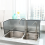 Three-Sided Kitchen Oil Splash Shield Splash Baffle Splash Heat 2