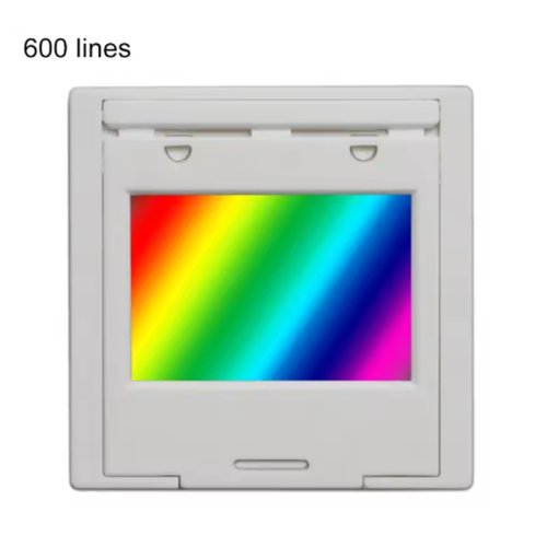 Transmission Diffraction Grating with Frame Line Spectrophotometer D 1