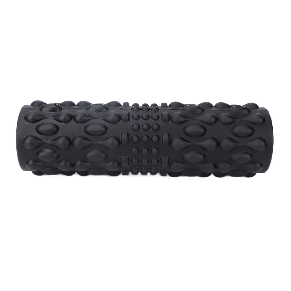 Electric Fitness Roller 5-Speed Vibration Muscle Massager - Black