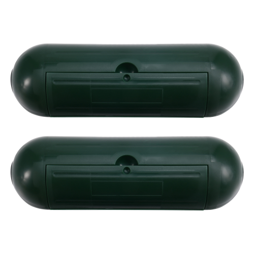 2PCS Cabo de extensão Plugue Conexão Capa protetora Verde 2