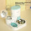 Automatic Feeder Pet GravityFeeder with Dry and Wet Separation 4