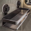 Bathroom Suction Cup Shelf - Wall Mounted Storage Rack for Shower, 4