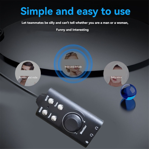Voice Changer Portable Multifunctional Effects Machine for Gaming 2