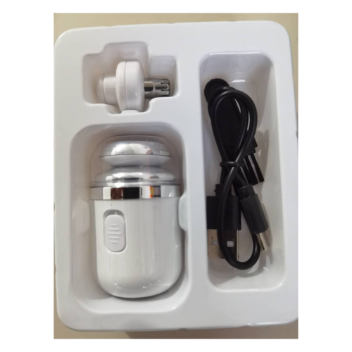 Afeitadora eléctrica de viaje lavable y recargable tipo C 2