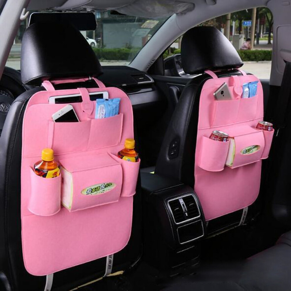 Car Backseat Bag Dirt Resistant Kick Proof Easy Pink 9121376225963