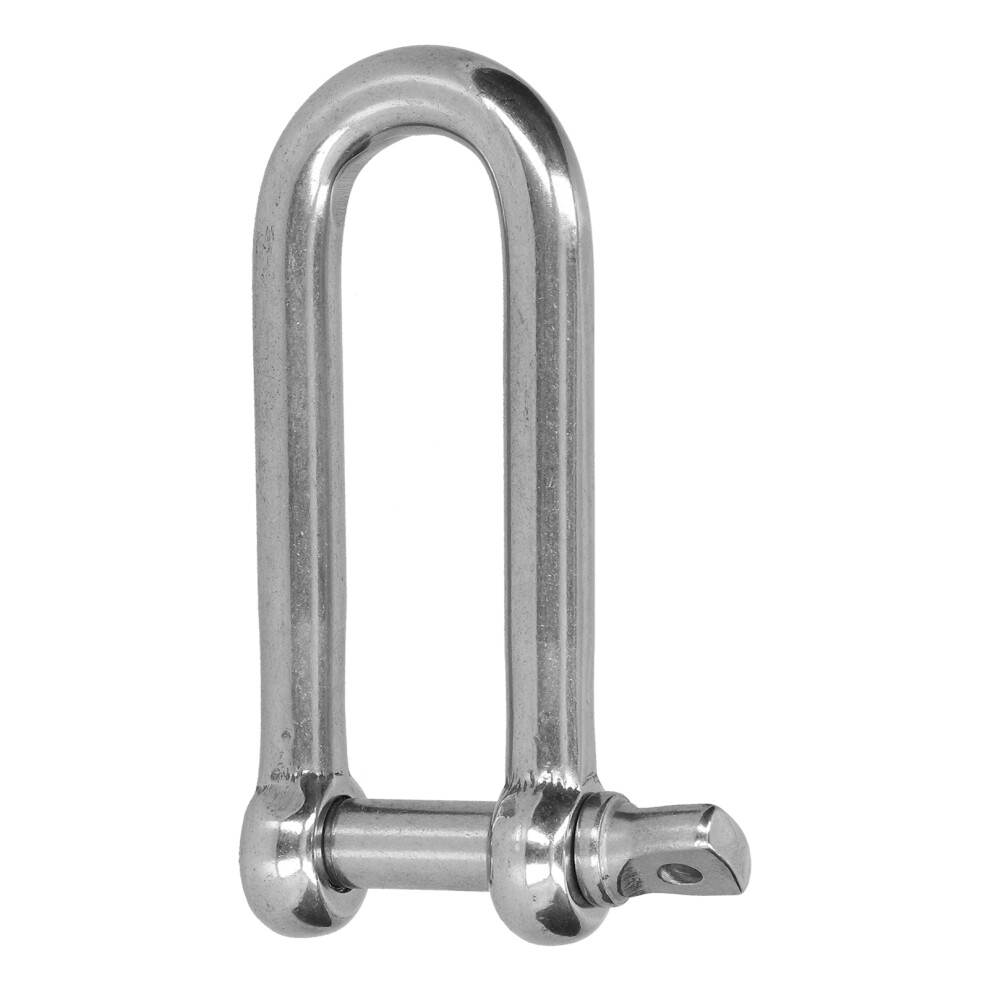 Long D Shackle Stainless Steel 304 Chain Connector M4-M12, 90-600Kg 7891333197184