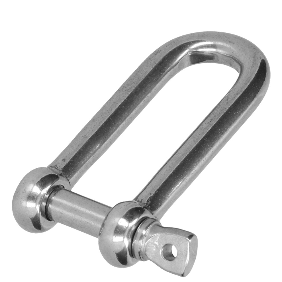 Long D Shackle 304 Stainless Steel M12 Anchor Chain Wire Rope Connector, 600Kg 9321333197221