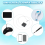 5 Ft Retractable Remote Control , Security Cable Lanyard Lock 2