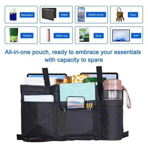 Walker Bag with Soft Cooler&Cup Holder,Walker Bags for Folding Walker 2