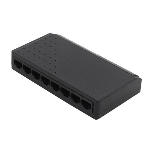Switch PoE 8 portas Ethernet Network Switch 6+2 PoE Injector Adapter 2