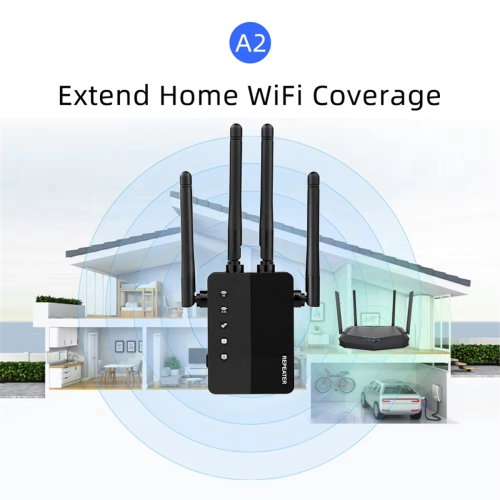 WiFi Signal Amplifier Support Long-Distance Transmission EU-PLUG 2