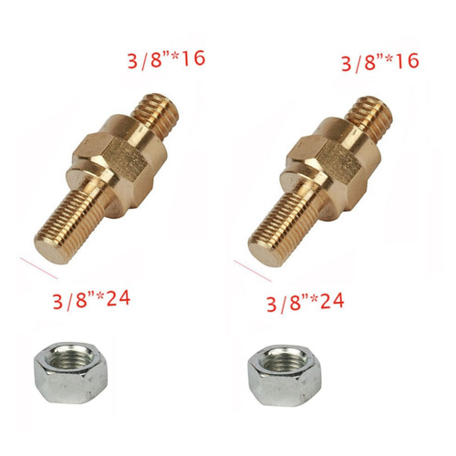 2pcs Side Mount Battery Copper Screw 3/8inch-16 -- 3/8inch-24 1
