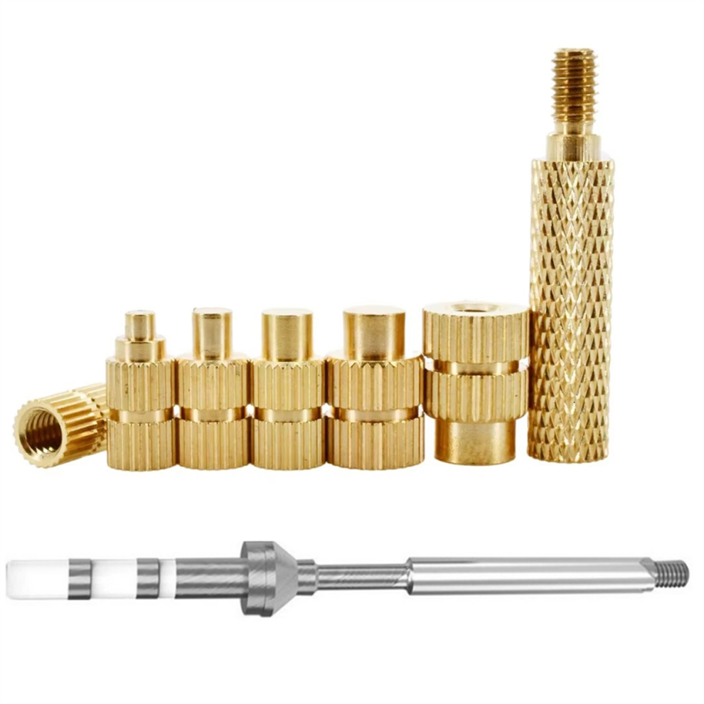 Heat Set Insert Tool M2-M8 Hot Melt Brass Knurled Nut Embedded 4711294678757