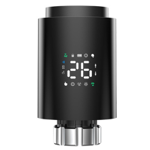 Tuya ZigBee Smart Heizkörperaktor TRV Programmierbar Schwarz
