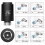 Actionneur de radiateur intelligent Tuya ZigBee TRV programmable blanc 4