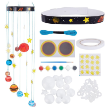 Kit completo de bolas de espuma para modelos de sistema solar 3D, para colgar en la pared.