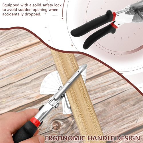 Angle Miter Shears Cutter Tool, High Carbon Steel Trunking Shears 2